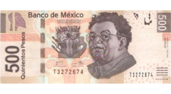 Cédula de Peso Mexicano