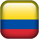 Bandeira da Colômbia (Peso Colombiano)